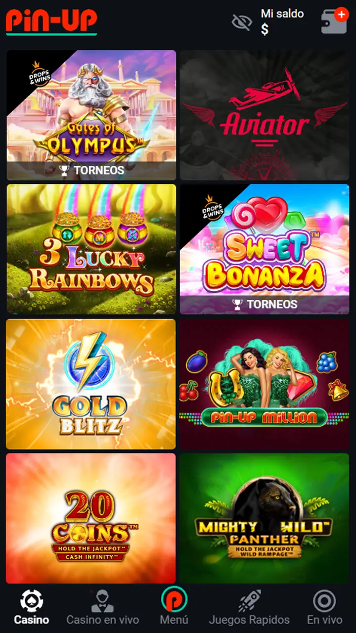 Elige cualquier partido o acontecimiento deportivo y empieza a jugar.