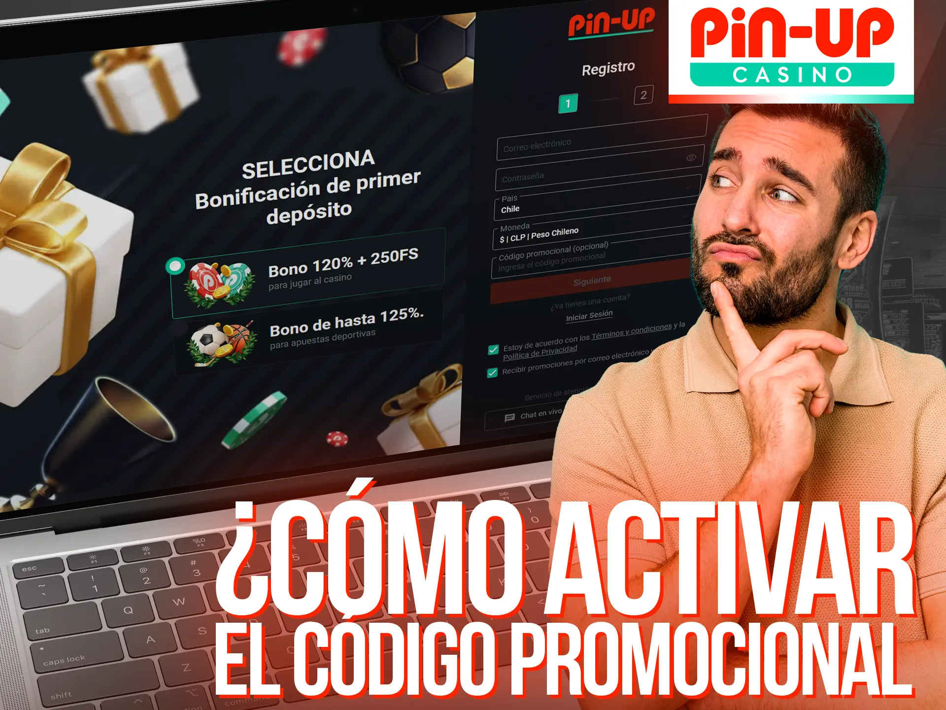 Descubra como activar facilmente el codigo promocional Pin Up.